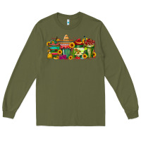 Army Green mexico drink Long Sleeve Tee - RacoonDesign