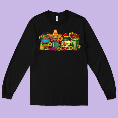 Mexico Drink Long Sleeve Tee Designed By Racoondesign