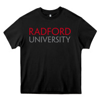 Black The radford university Heavy Core Tee - SnappyArt