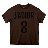 Chocolate Brown j adior Heavy Core Tee - SnappyArt