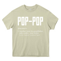 Mossy Pop Pop Gifts Grandpa Fathers Day Pop-Pop Heavy Core Tee - SnappyArt