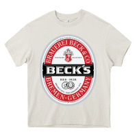 Cream Beck’s-Dark Heavy Core Tee - SnappyArt