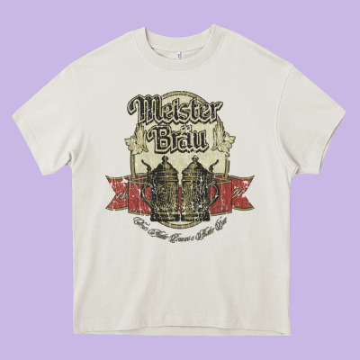 Meister Brau 1891, Beer Heavy Core Tee Designed By Snappyart