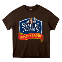 Chocolate Brown samuel adams Heavy Core Tee - SnappyArt