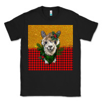 Black christmas alpacas Classic Tee - BarkalooDesign