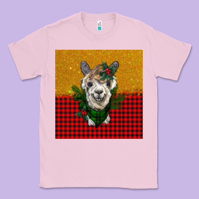 Christmas Alpacas Classic Tee Designed By Barkaloodesign