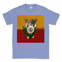 Colony Blue christmas alpacas Classic Tee - BarkalooDesign