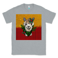 Heather Grey christmas alpacas Classic Tee - BarkalooDesign