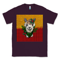Plum christmas alpacas Classic Tee - BarkalooDesign