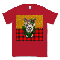 Red christmas alpacas Classic Tee - BarkalooDesign