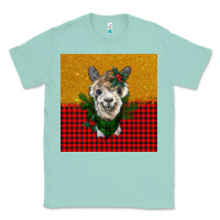 Seafoam christmas alpacas Classic Tee - BarkalooDesign