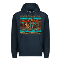 Navy nail tech life Premium Hoodie - BarkalooDesign