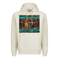 Oatmeal Heather nail tech life Premium Hoodie - BarkalooDesign