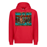 Red nail tech life Premium Hoodie - BarkalooDesign