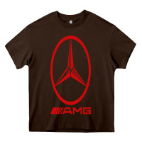 Chocolate Brown amg Heavy Core Tee - SnappyArt