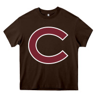 Chocolate Brown colgate vintage Heavy Core Tee - SnappyArt