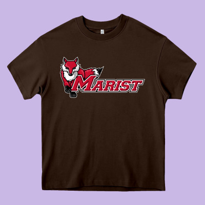 Cool,marist,red,foxes Heavy Core Tee Designed By Snappyart