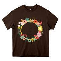 Chocolate Brown Keeper of the Lost Cities Characters Flowers Heavy Core Tee - SnappyArt