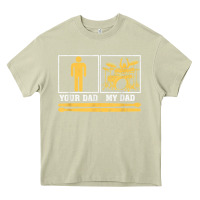 Mossy mens my dad is a drummer your dad not drum player father's day t shirt Heavy Core Tee - SnappyArt