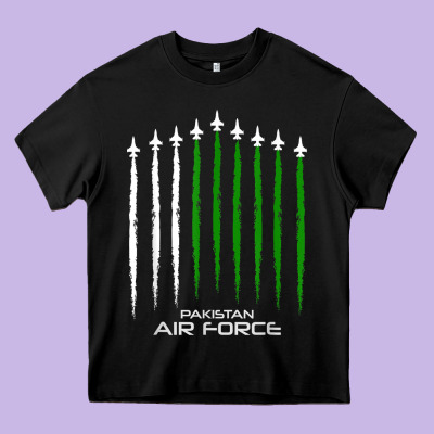 Pakistan Air Force Shirt   Pakistani Flag Men Women Kids T Shirt Heavy Core Tee Designed By Snappyart