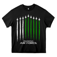 Black pakistan air force shirt   pakistani flag men women kids t shirt Heavy Core Tee - SnappyArt