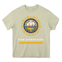 Mossy new hampshire state flag new Heavy Core Tee - SnappyArt