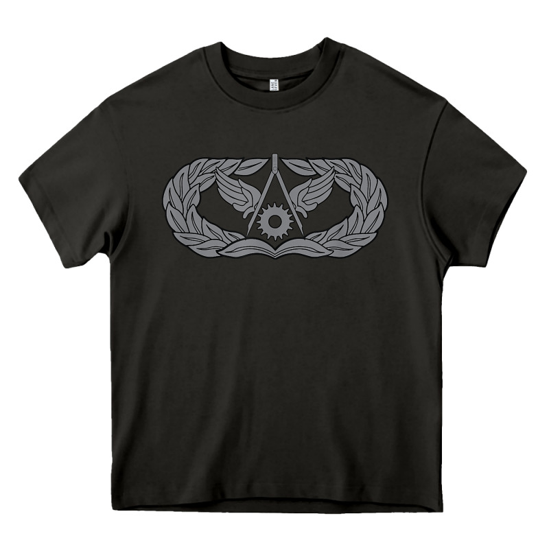 Air Force Civil Engineer Badge Heavy Core Tee by SnappyArt | Teevron