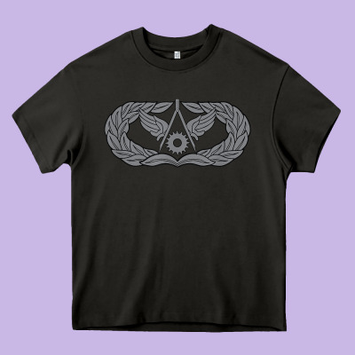 Air Force Civil Engineer Badge Heavy Core Tee Designed By Snappyart