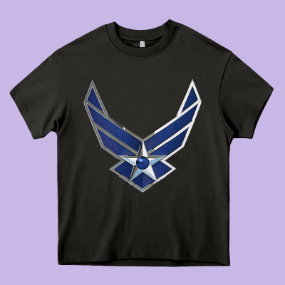 Us Air Force Usaf Heavy Core Tee Designed By Snappyart
