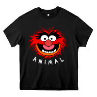 Black Muppets Animal Heavy Core Tee - SnappyArt