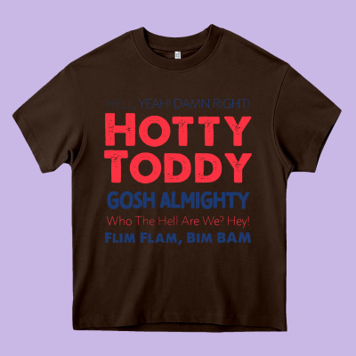 Hotty Toddy Heavy Core Tee Designed By Snappyart