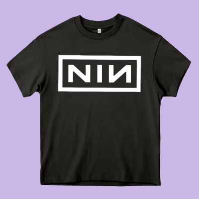 Nine Inch Heavy Core Tee Designed By Snappyart