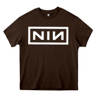 Chocolate Brown nine inch Heavy Core Tee - SnappyArt