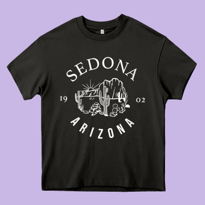Womens Sedona Arizona T Shirt Sedona Az Vintage Arizona Vacation V Nec Heavy Core Tee Designed By Snappyart