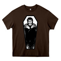 Chocolate Brown the crimson ghost Heavy Core Tee - SnappyArt
