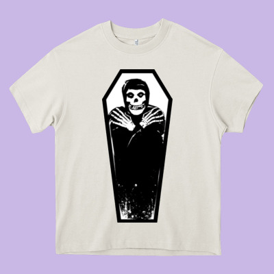 The Crimson Ghost Heavy Core Tee Designed By Snappyart