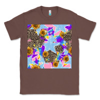 Chestnut stars and sunflowers seamless pattern Classic Tee - FaDigitalArtStudio