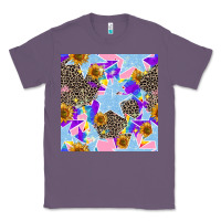Lavender stars and sunflowers seamless pattern Classic Tee - FaDigitalArtStudio