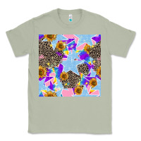Matcha stars and sunflowers seamless pattern Classic Tee - FaDigitalArtStudio