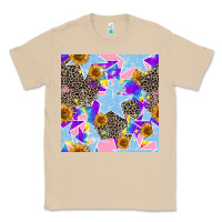 Mushroom stars and sunflowers seamless pattern Classic Tee - FaDigitalArtStudio