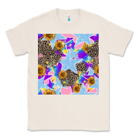 Natural stars and sunflowers seamless pattern Classic Tee - FaDigitalArtStudio