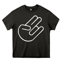 Asphalt shocker hand Heavy Core Tee - SnappyArt
