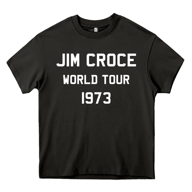 Jim Croce World Tour 1973 Heavy Core Tee by SnappyArt | Teevron