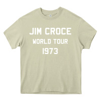 Mossy Jim Croce World Tour 1973 Heavy Core Tee - SnappyArt
