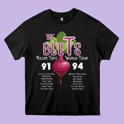 The Beets Killer Tofu World Tour For Friend Heavy Core Tee Designed By Snappyart