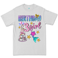 Dove Grey birthday girl 3 Premium Tee - BundleAndBundleShop