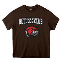 Chocolate Brown U of Montana Western (UMW) Heavy Core Tee - FloraArt