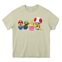 Mossy Super Minion Bros Heavy Core Tee - FloraArt