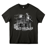 Asphalt the ghost and mr chicken green Heavy Core Tee - FloraArt