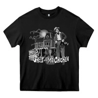 Black the ghost and mr chicken green Heavy Core Tee - FloraArt